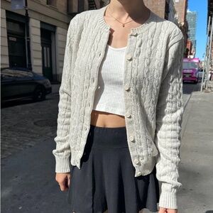 Brandy Melville Gray Cardigan